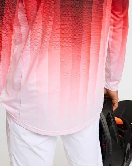 Maillot de manga larga DHARCO RACE PRISM Rojo