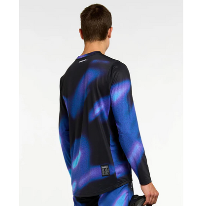 Maillot DHARCO RACE VORTEX Mangas Largas Negro/Violeta