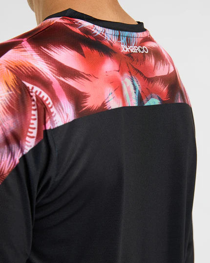 Maillot manga larga DHARCO RACE NEBULA Negro