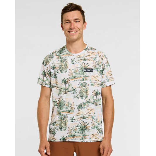 Maillot de manga corta DHARCO LOST Beige/Verde