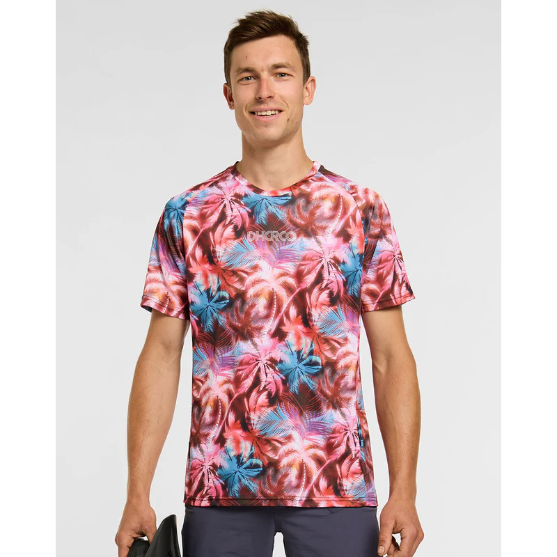 Maillot de manga corta DHARCO NEBULA Rosa