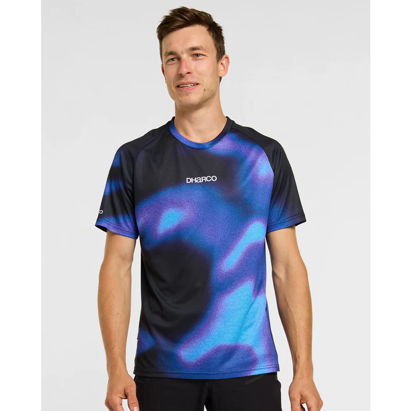 Maillot de manga corta DHARCO VORTEX Negro/Morado