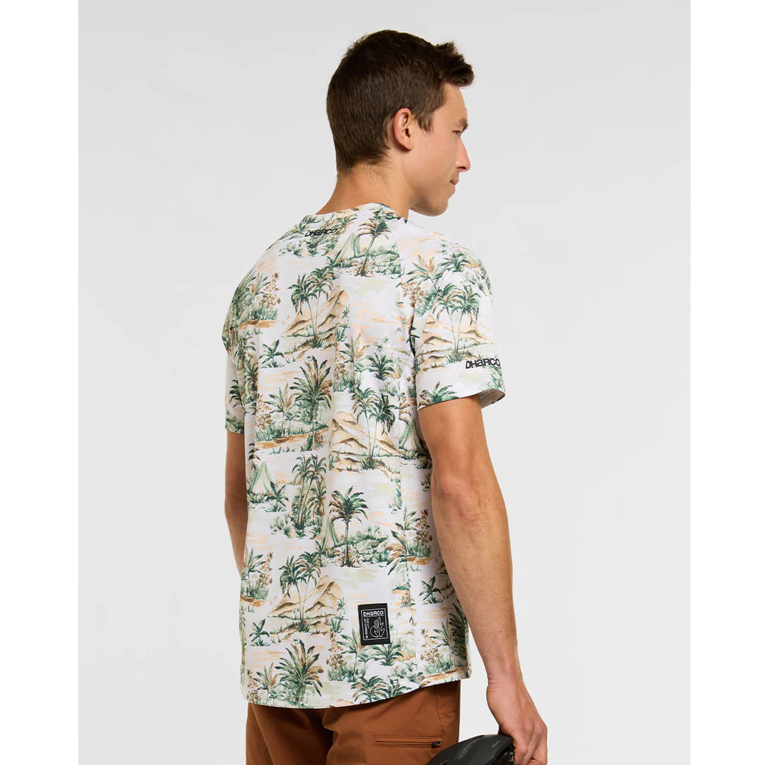 Maillot de manga corta DHARCO LOST Beige/Verde