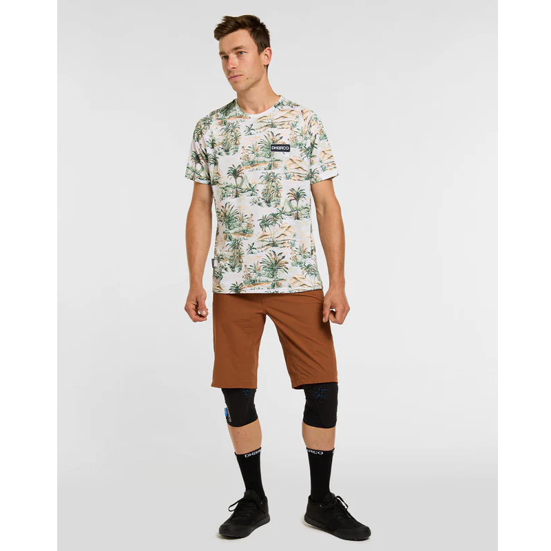 Maillot de manga corta DHARCO LOST Beige/Verde