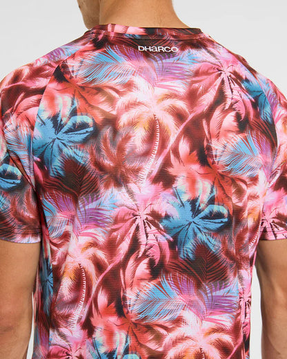 Maillot DHARCO NEBULA Mangas Cortas Rosa