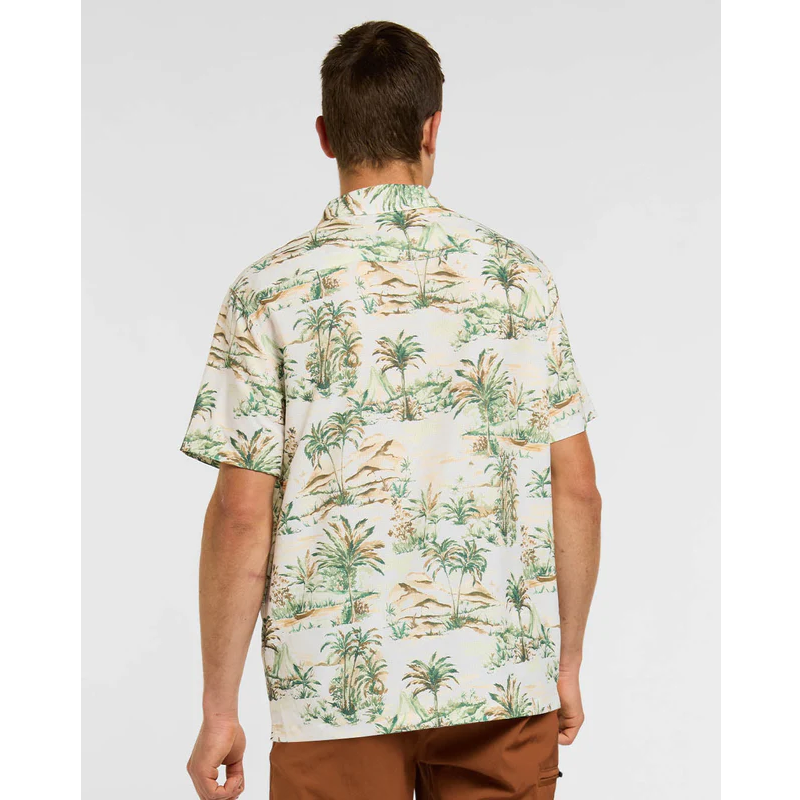 DHARCO TECH LOST Camisa Manga Corta Beige/Kaki