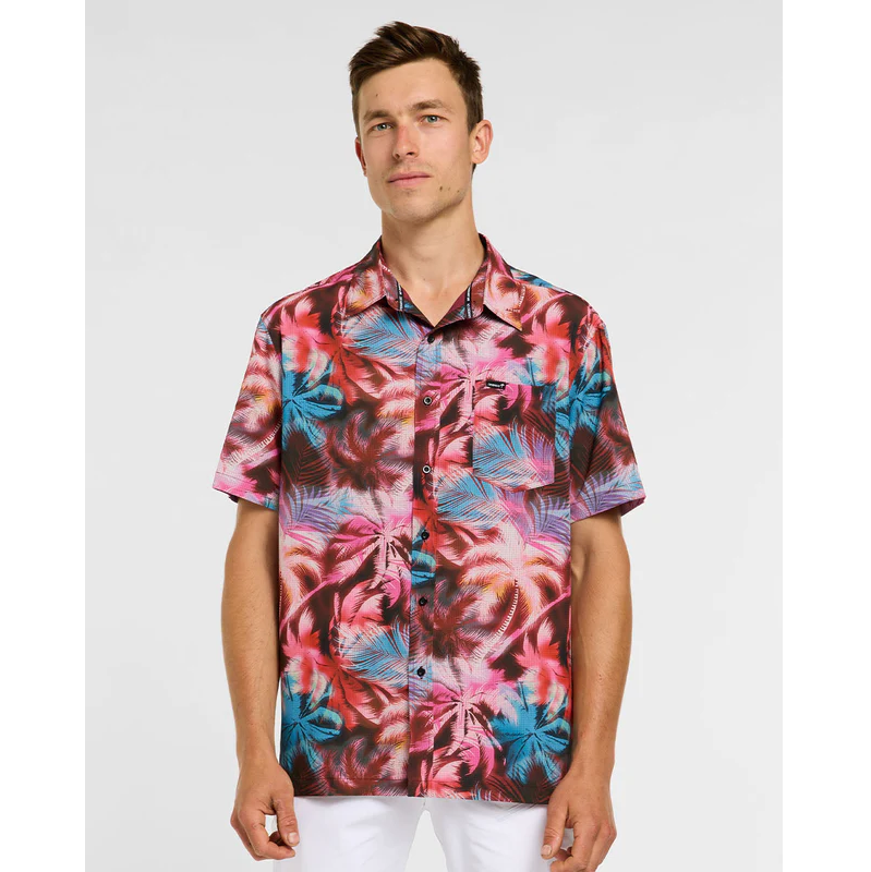 DHARCO TECH NEBULA Camisa Manga Corta Rosa