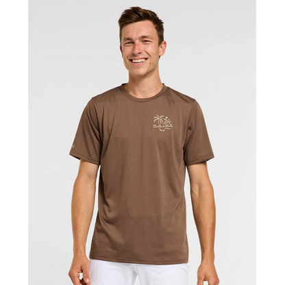 Maillot DHARCO TECH TEE HUSK Mangas Cortas Marrón