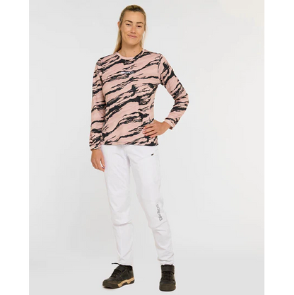 Maillot DHARCO GRAVITY AMBUSH Mangas Largas Mujer Rosa/Negro