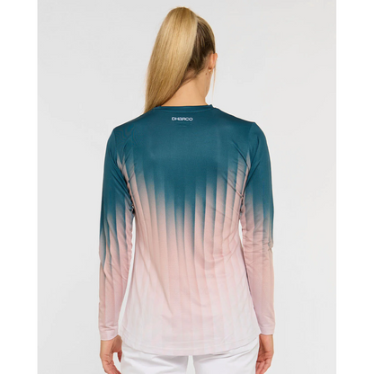 Maillot DHARCO RACE DUSTY PRISM Mangas Largas Mujer Negro/Rosa