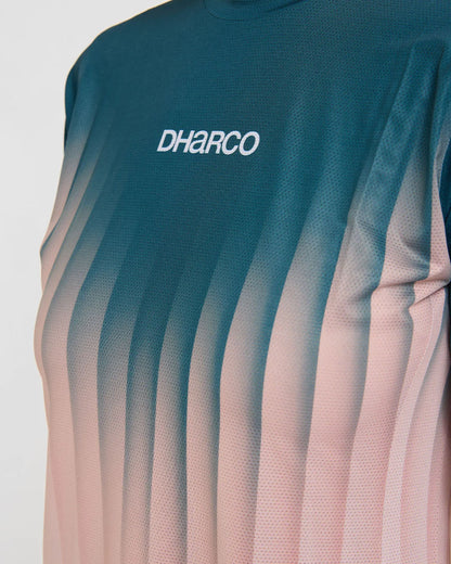Maillot DHARCO RACE DUSTY PRISM Mangas Largas Mujer Negro/Rosa