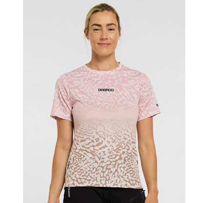 Maillot DHARCO PRISCILLA Manga Corta Mujer Beige/Rosa