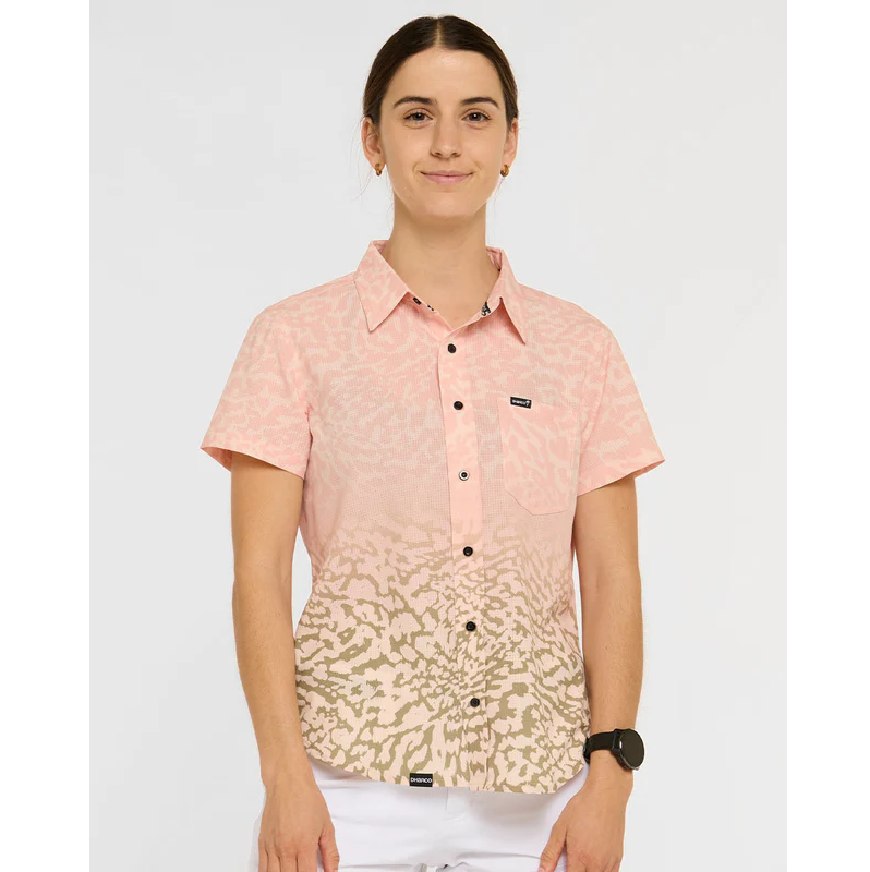 Camisa técnica DHARCO TECH PARTY PRISCILLA de mujer Beige