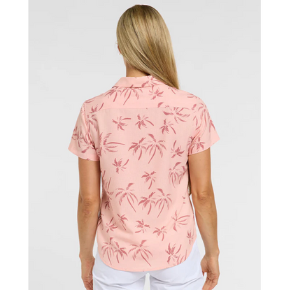 Camisa Técnica DHARCO TECH PARTY PINK PALM Mujer Rosa