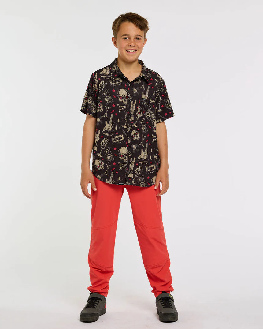 Camiseta técnica DHARCO TECH PARTY ROCKNROLLA Niño Negro