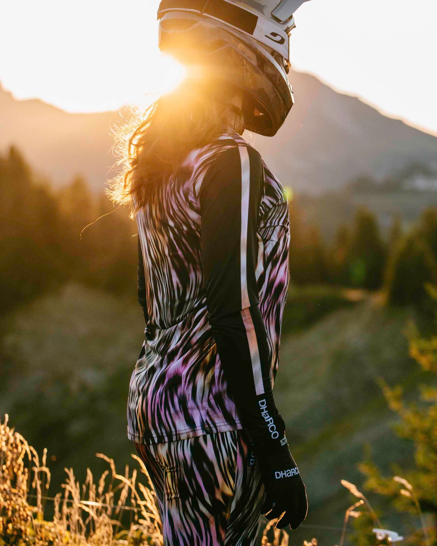 Maillot de manga larga DHARCO RACE ACID SAFARI Mujer Multi