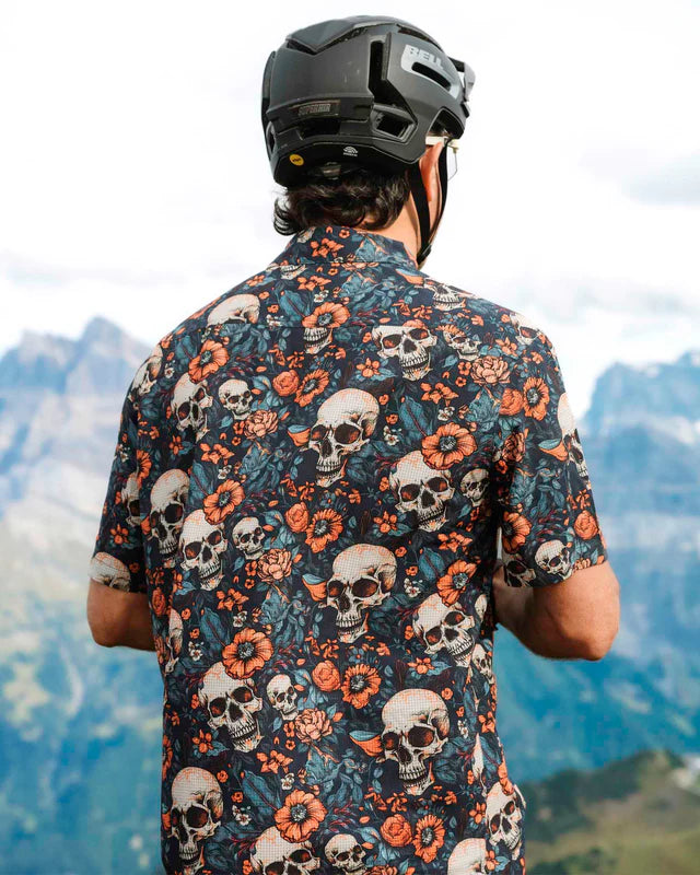 DHARCO TECH SKULLDUGGERY Camisa Manga Corta Azul