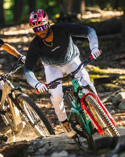 Maillot manga larga DHARCO RACE MIDNIGHT PRISM Verde