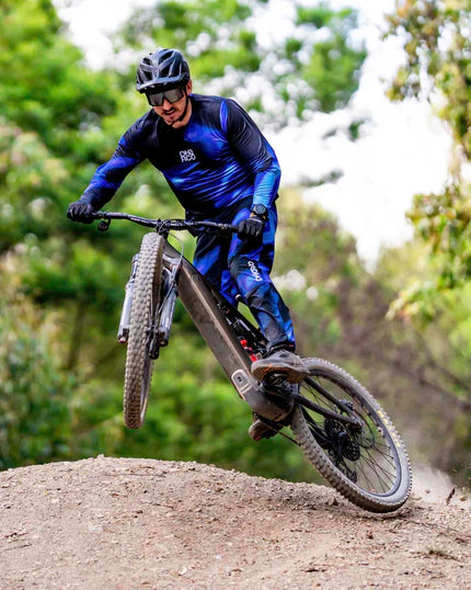 Maillot de manga larga DHARCO RACE VORTEX Negro/Morado