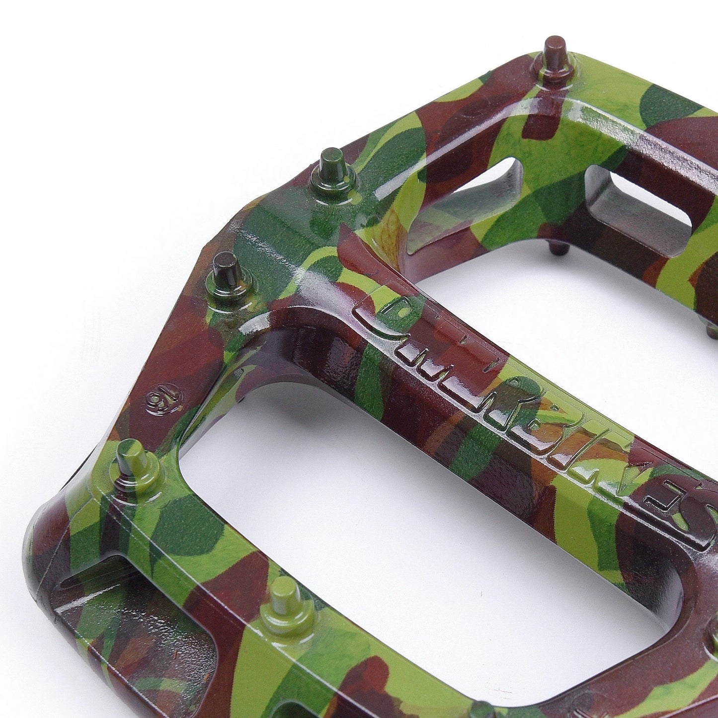 Pedales planos DMR V6 Camo Verde