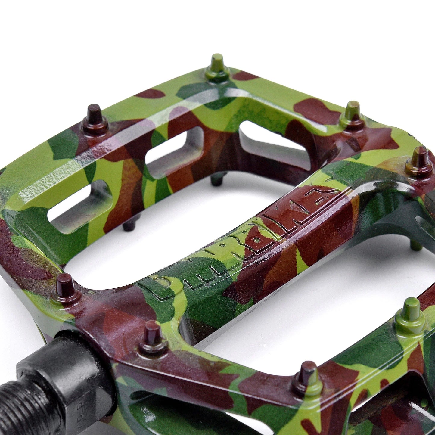 Pedales planos DMR V6 Camo Verde