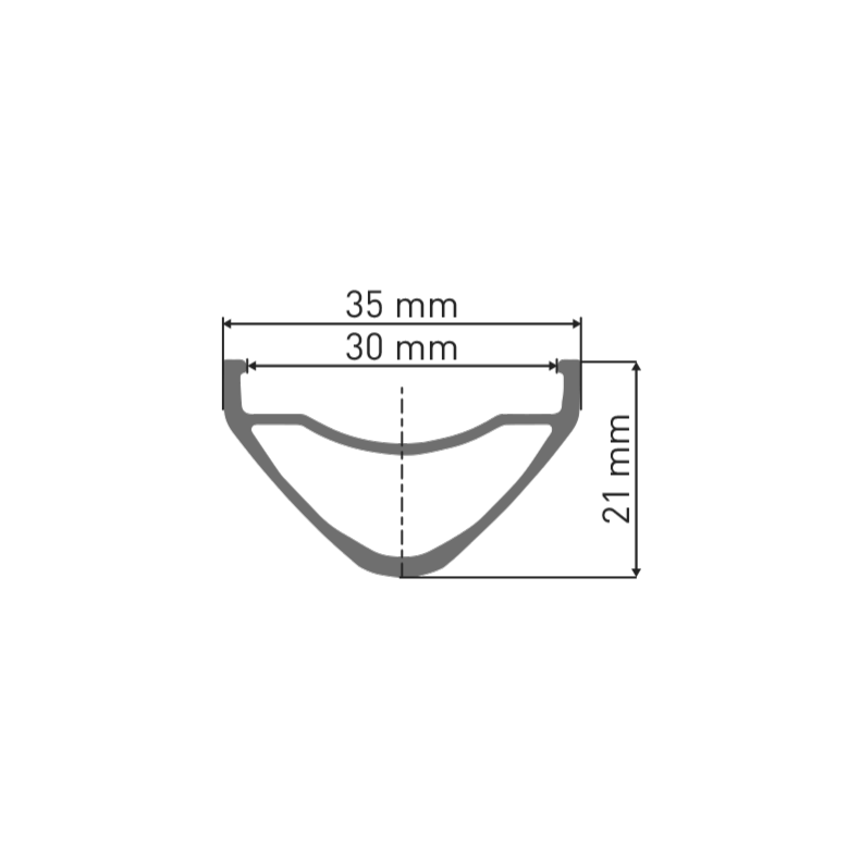 Llanta DT SWISS FR 541 27.5'' 30 mm Negro