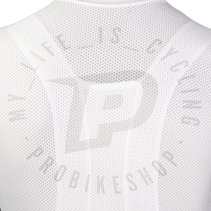 Maillot PROBIKESHOP By CHEF DE FILE Mangas Cortas Marino/Blanco