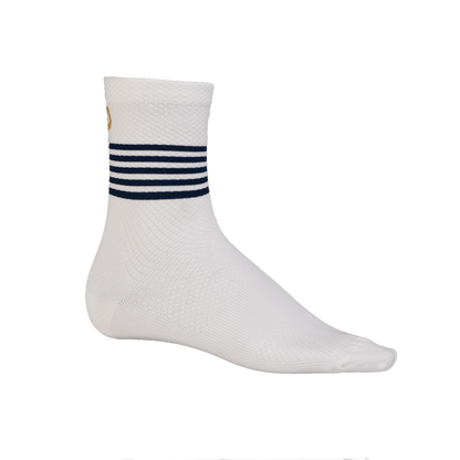 Calcetines PROBIKESHOP By CHEF DE FILE MARINIERE Blanco/Azul