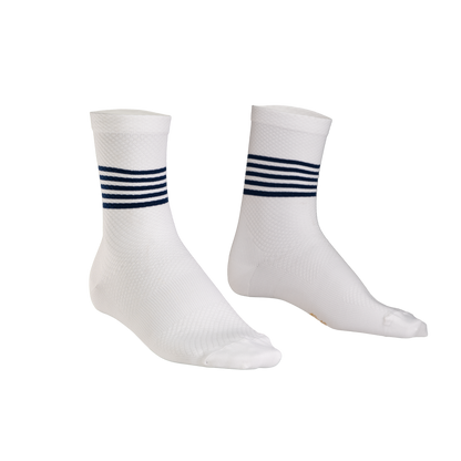 Calcetines PROBIKESHOP By CHEF DE FILE MARINIERE Blanco/Azul