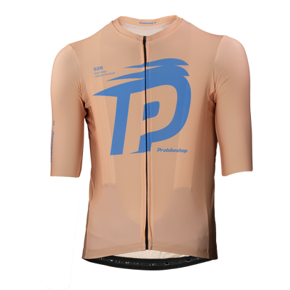 Maillot PROBIKESHOP By CHEF DE FILE Mangas Cortas Beige