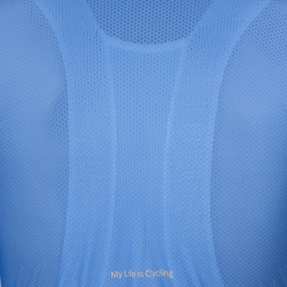 Maillot PROBIKESHOP By CHEF DE FILE Mangas Cortas Azul/Lila