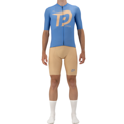 Culotte Corto con Tirantes PROBIKESHOP By CHEF DE FILE Beige