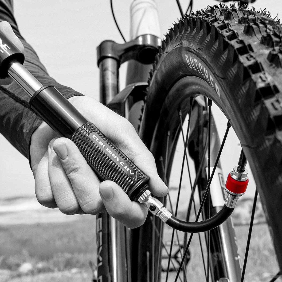 Latiguillo LEZYNE ABS para válvula CLIK negro