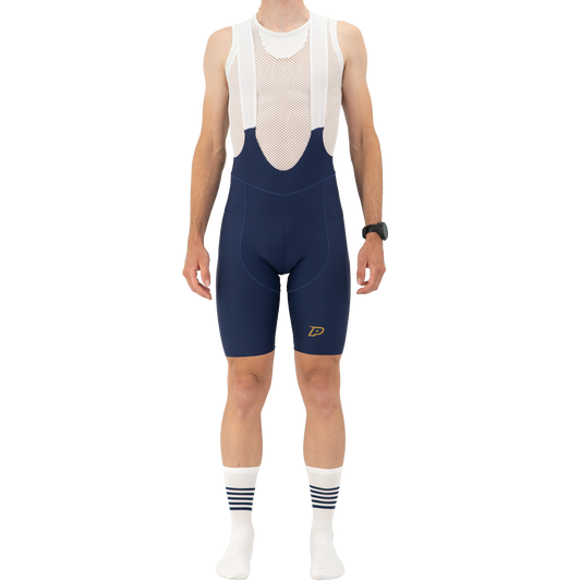 PROBIKESHOP Culotte con tirantes azul marino