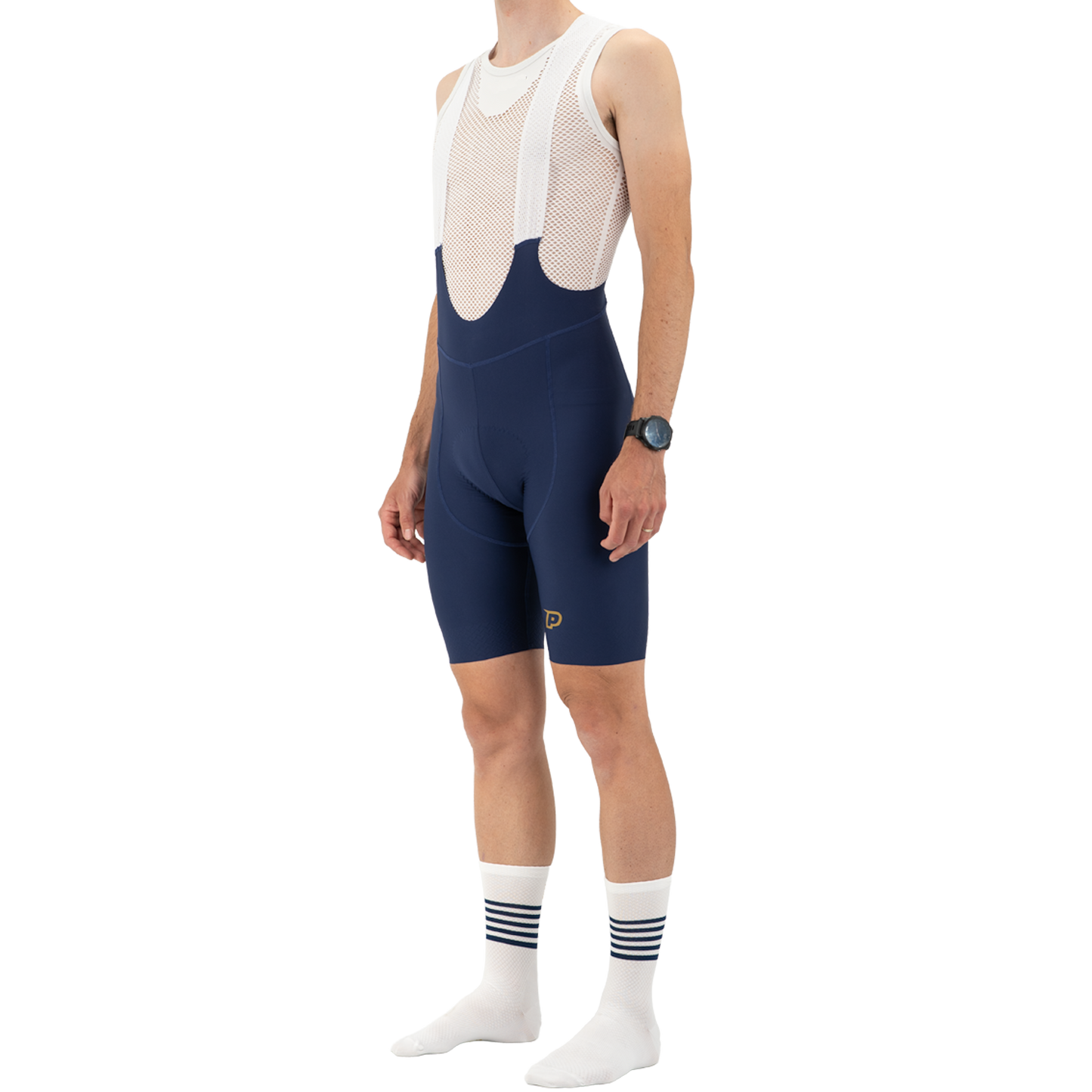 PROBIKESHOP Culotte con tirantes azul marino