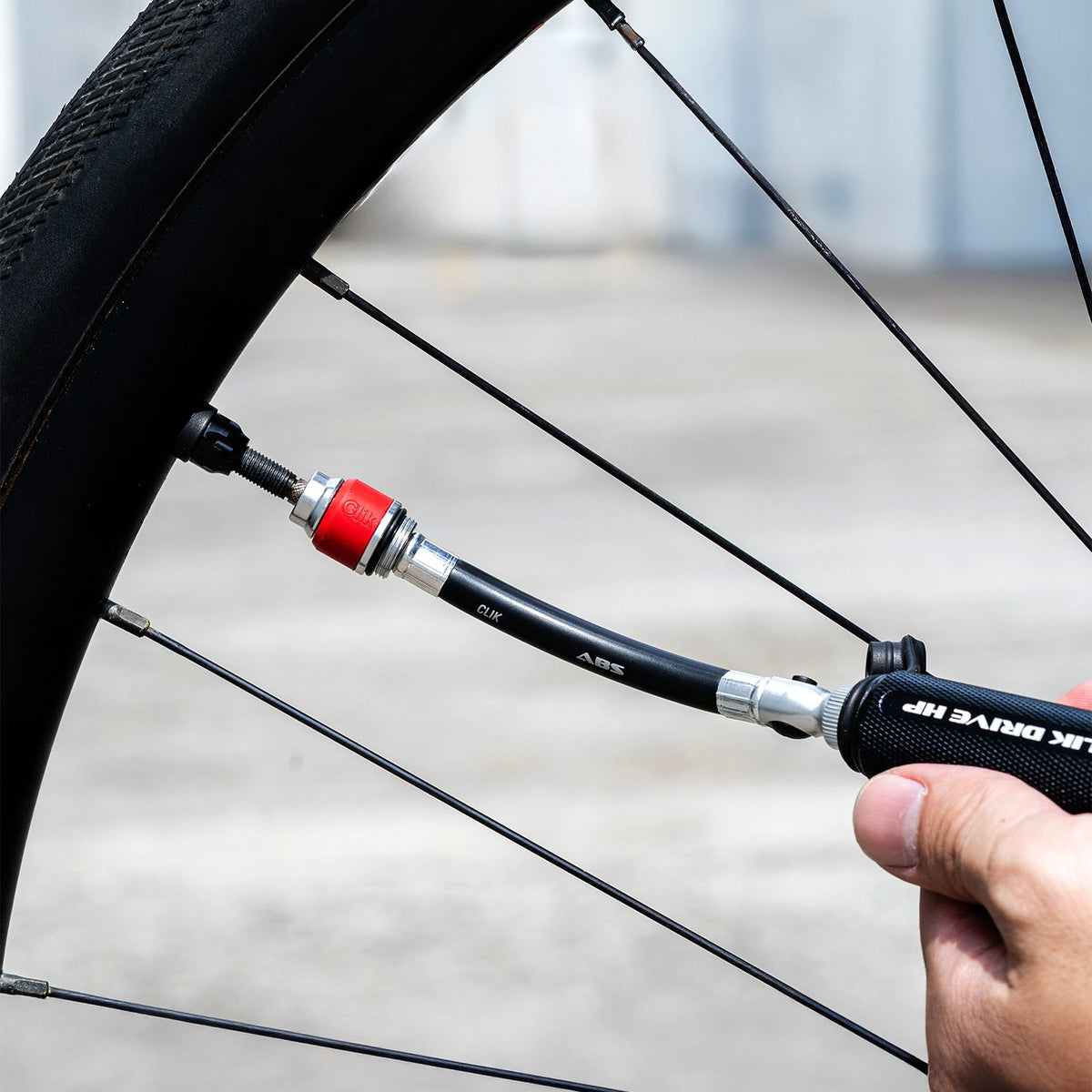 Latiguillo LEZYNE ABS para válvula CLIK negro
