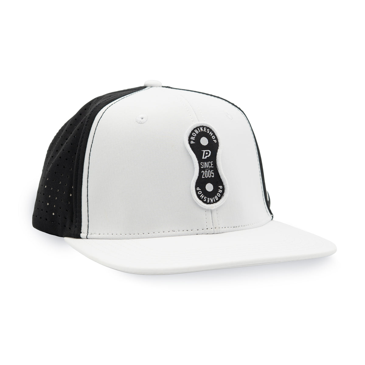 Gorra PROBIKESHOP SNAPBACK Blanco/Negro