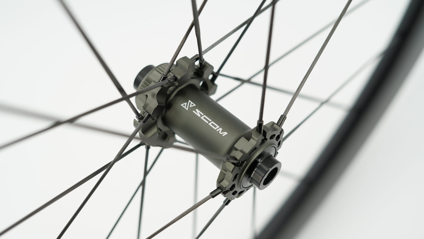 Pares de ruedas SCOM ULTRA Tubeless Ready (Center Lock)