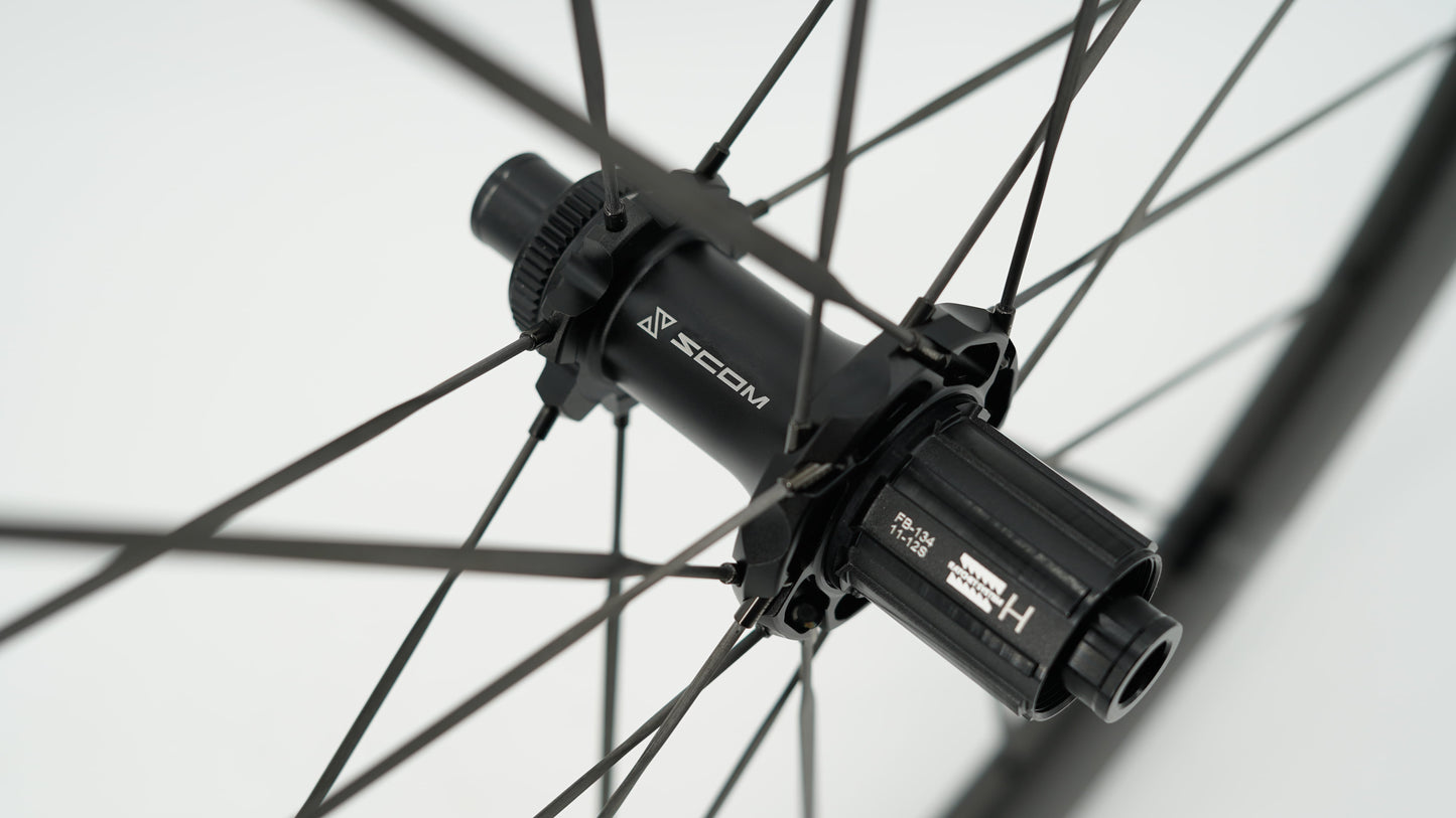 Par de ruedas SCOM RACE Tubeless Ready (Center Lock)