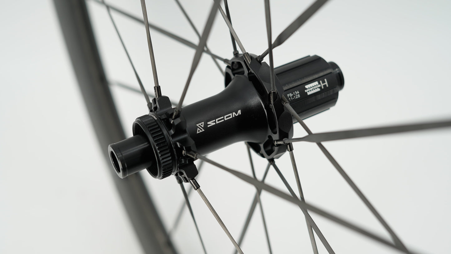 Par de ruedas SCOM RACE Tubeless Ready (Center Lock)