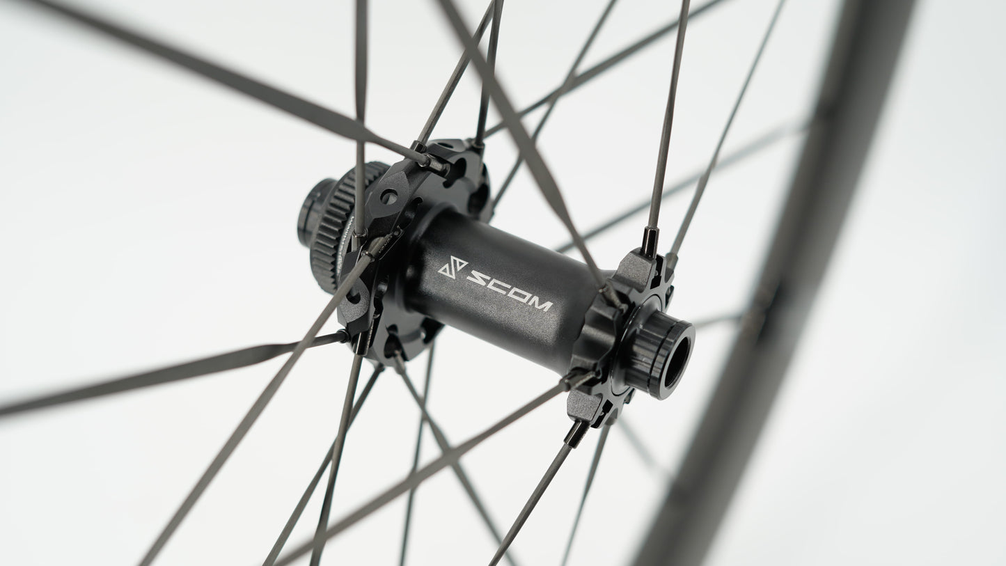 Par de ruedas SCOM RACE Tubeless Ready (Center Lock)