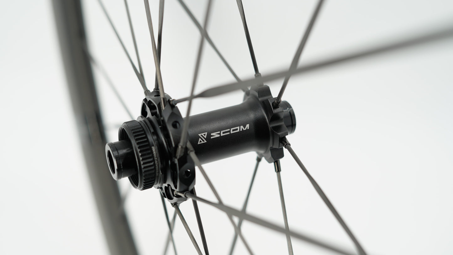 Par de ruedas SCOM RACE Tubeless Ready (Center Lock)
