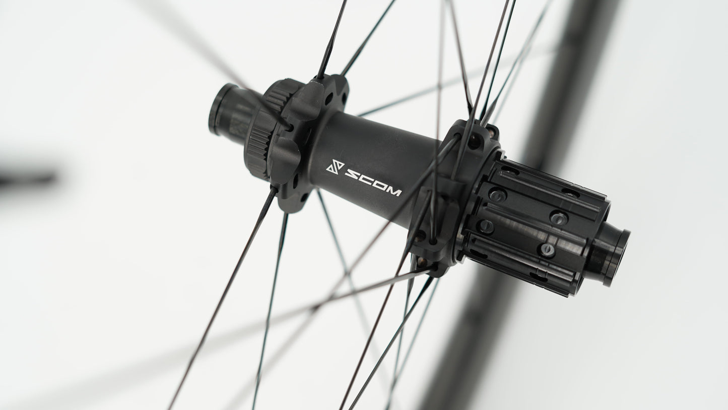 Par de ruedas SCOM EVO Tubeless Ready (Center Lock)