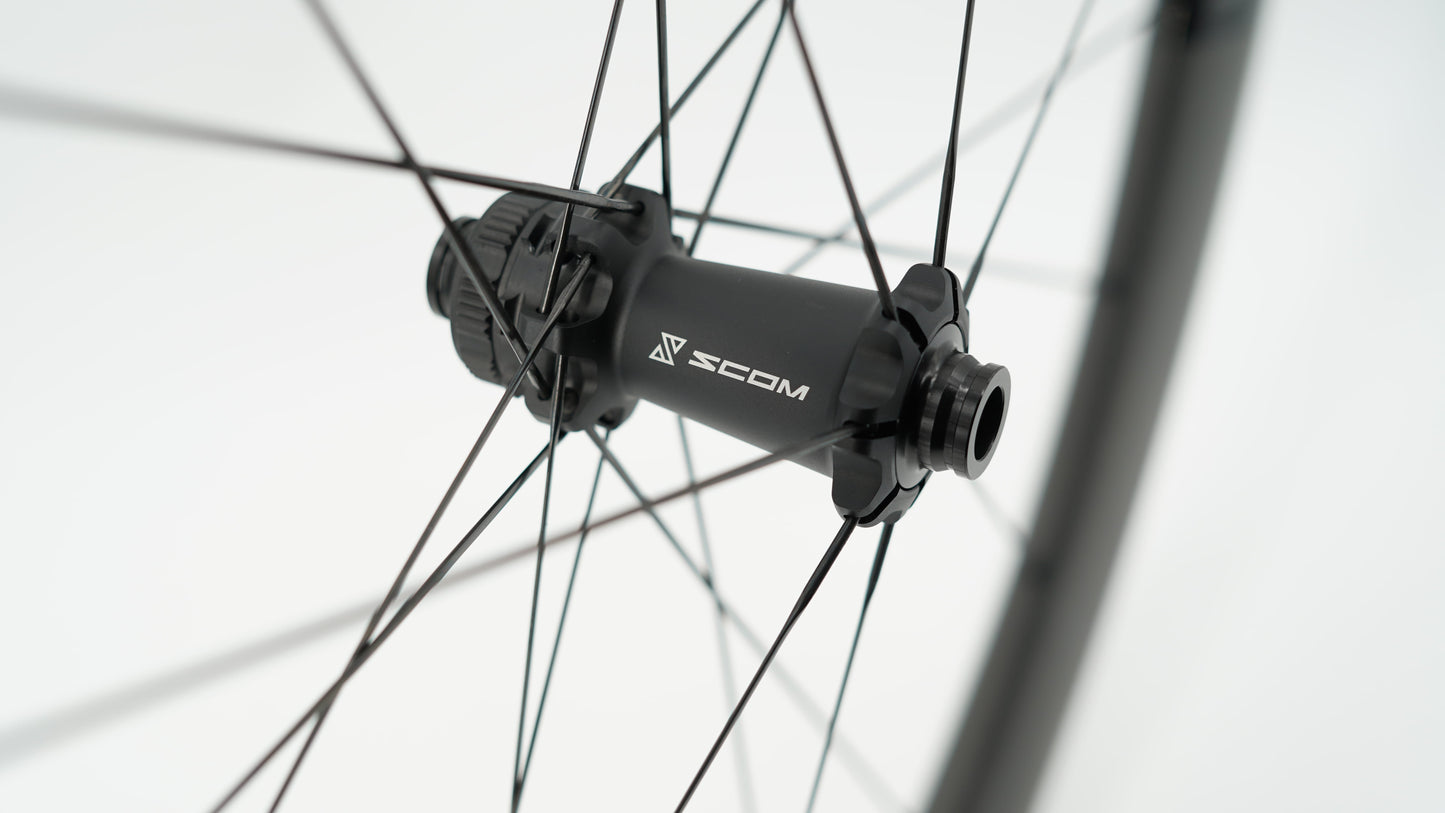 Par de ruedas SCOM EVO Tubeless Ready (Center Lock)