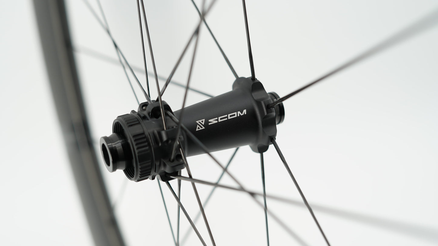 Par de ruedas SCOM EVO Tubeless Ready (Center Lock)