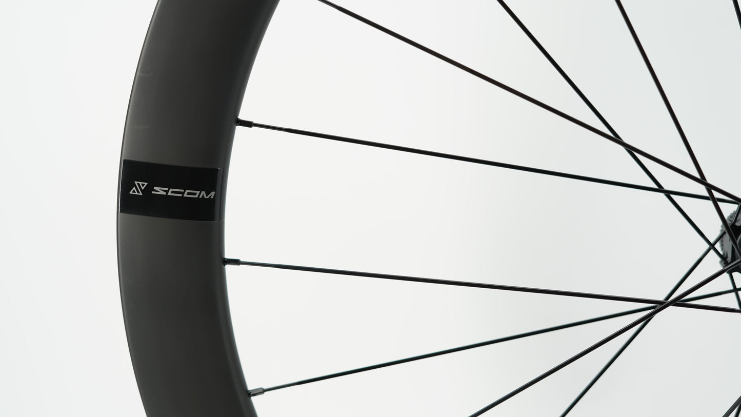 Par de ruedas SCOM CORSA 60 Tubeless Ready (Center Lock)