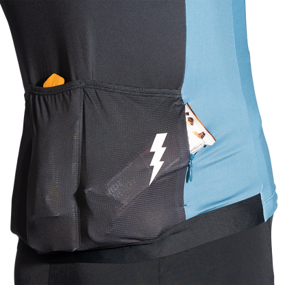 Maillot Mangas Cortas USWE GRUS GRAVEL Azul