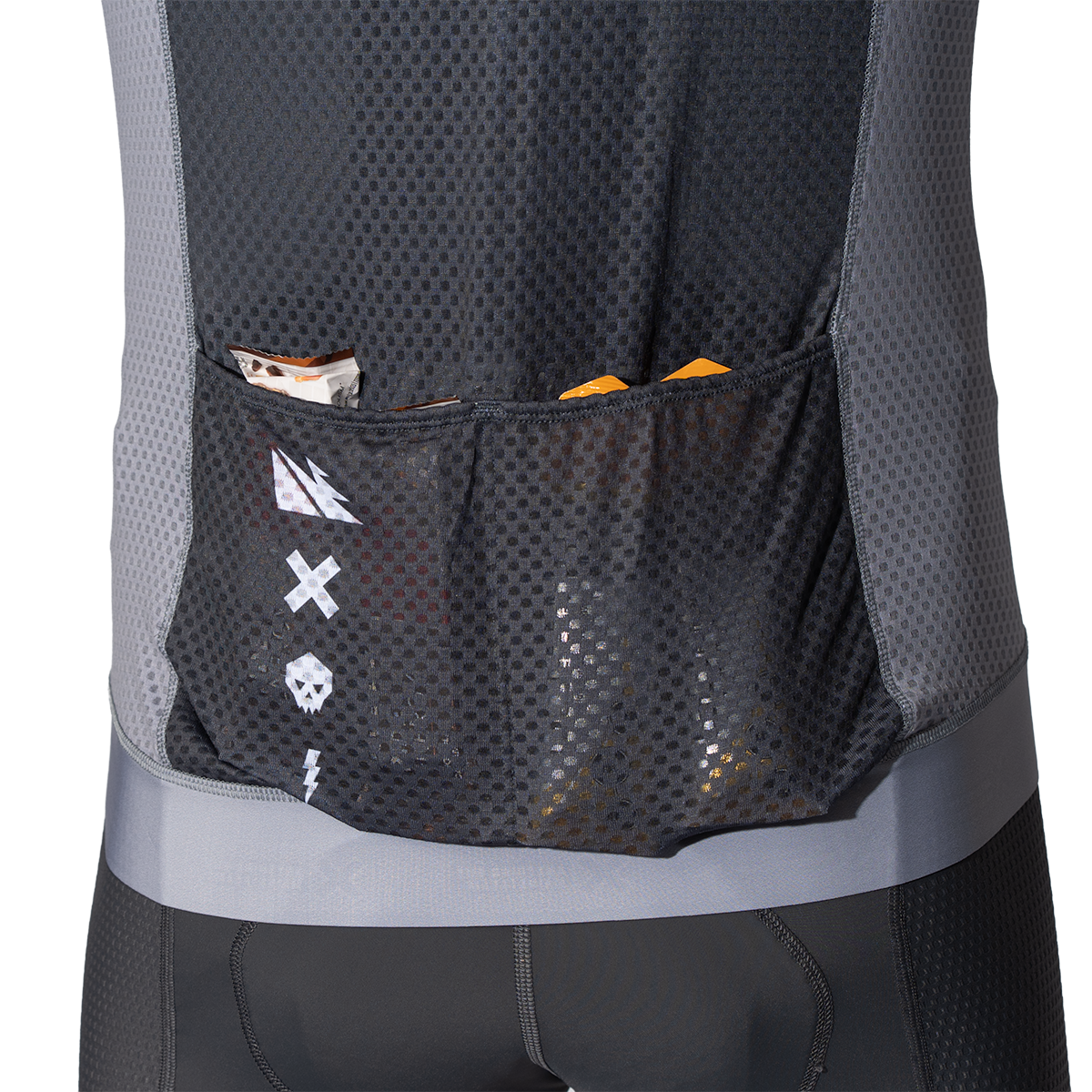 Maillot manga corta USWE VENT GRAVEL Negro