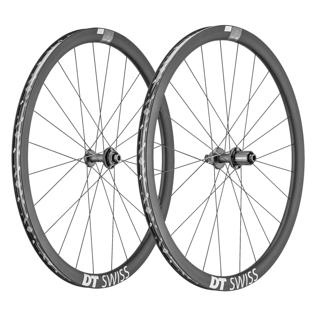 Par de ruedas DT SWISS ERC 1400 DICUT 35 DISC Tubeless Ready (Center Lock)