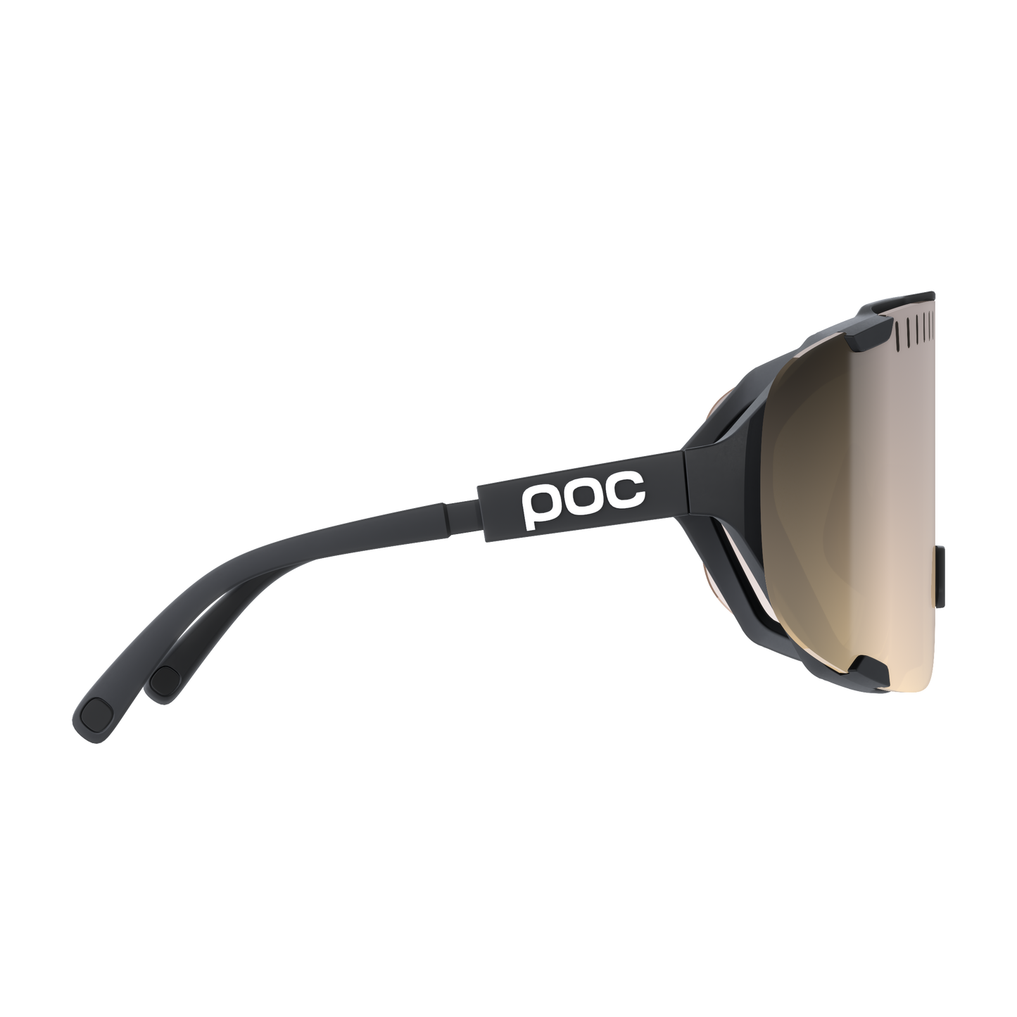 Máscara POC DEVOUR + lente negra Clarity Trail Partly Sunny Silver